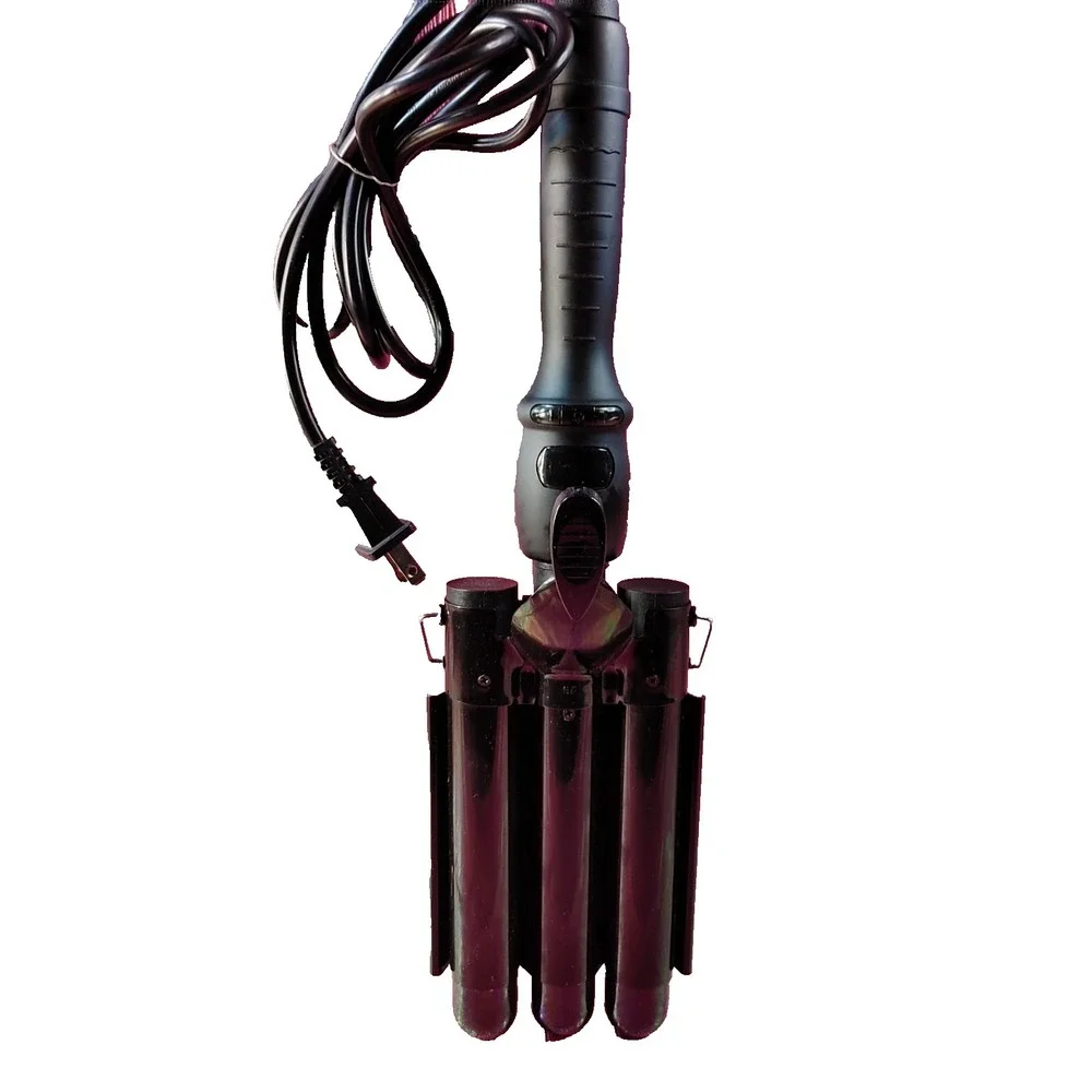 MANNICE Professional 3 Barrel Expert Hair Ironing Curler/Crimper Waver